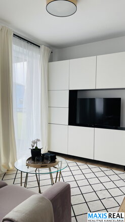 NA PRENÁJOM:  Pekne  zariadený, veľký 1 izbový byt s balkónom v 5 ročnej novostavbe ONE CENTRUM  pri železničnej stanici.