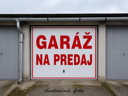 NA PREDAJ: Garáž pri centre mesta 