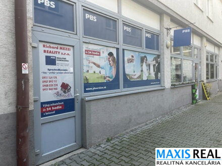 TOP NA PRENÁJOM: Klimatizovaný prevádzkový priestor o výmere 30m2 s vlastným WC